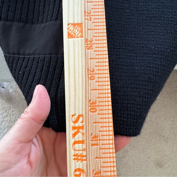 Athleta Sentinel Sweater Coat wool blend black medium - Picture 10 of 10